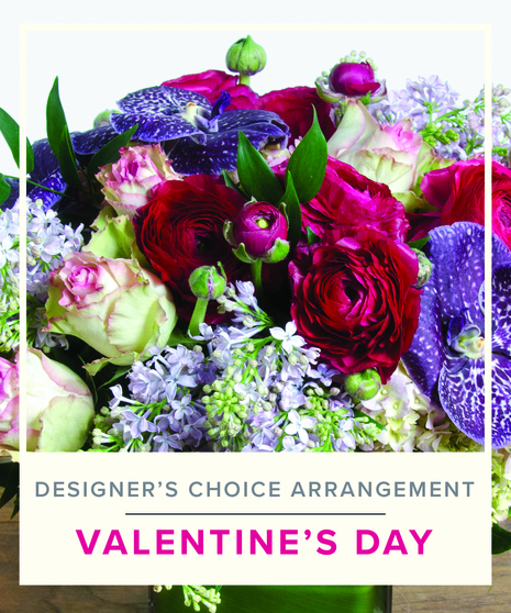 Designer's Choice Arrangement - Valentine's Day Themed