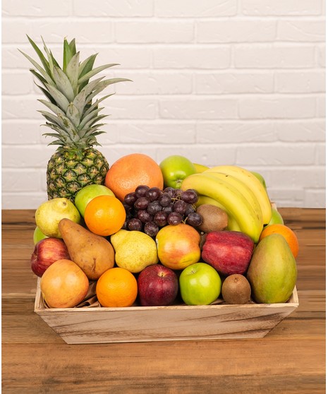 Traditional Fruit in a Wood Crate